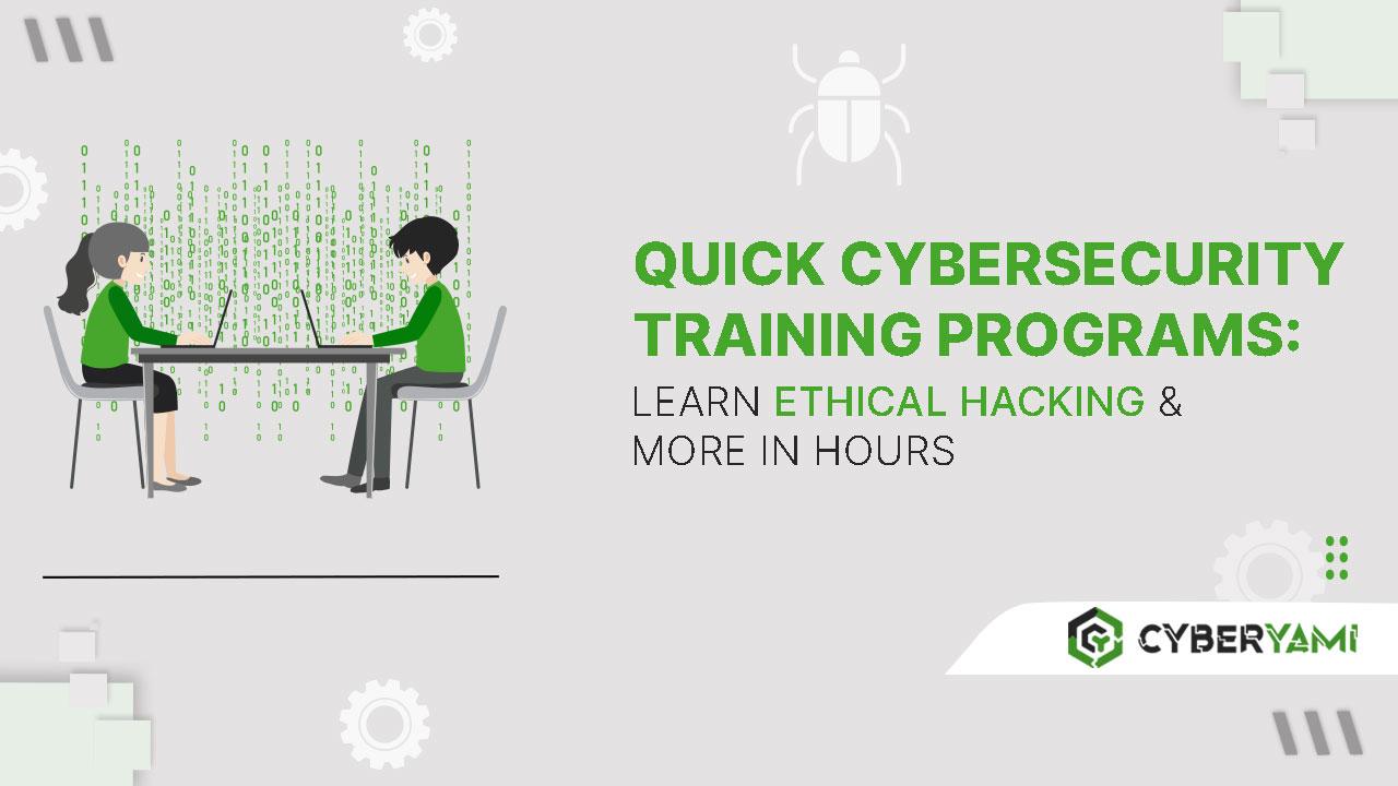 Quick Cybersecurity Training Programs: Learn Ethical Hacking & More in Hours